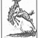 Will James untitled charcoal 1931 of cowboy on bucking horse courtesy Honorable Malcolm Baldrige