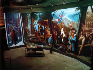 06-HJ painting Ft Pitt in Italian Studio,early 1970s
