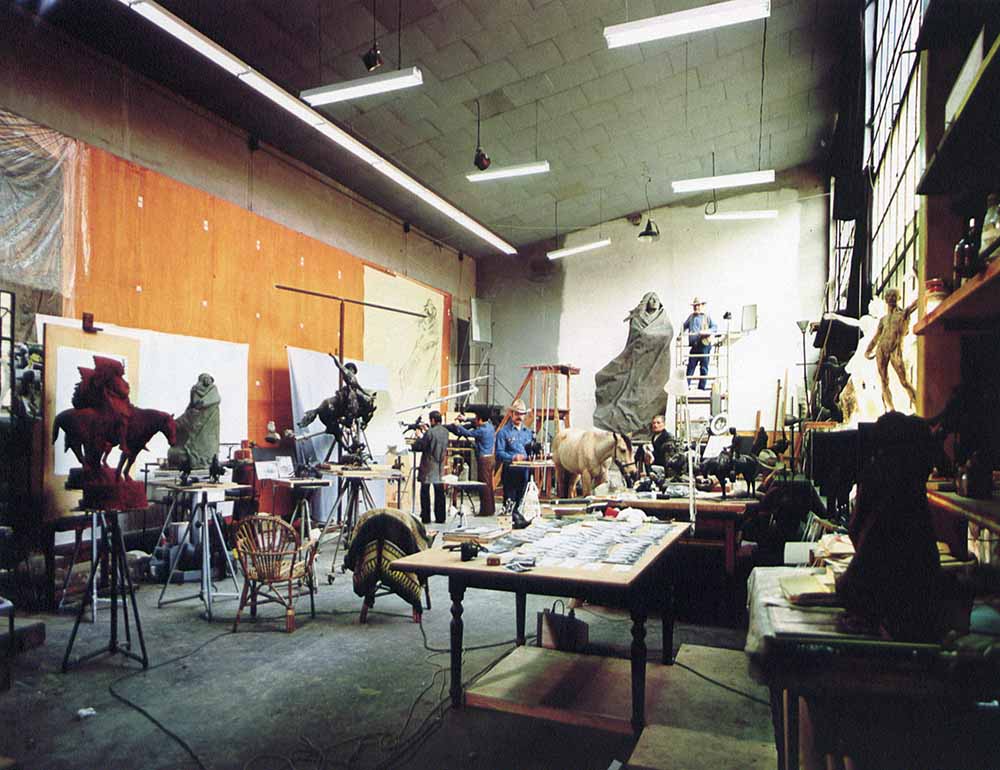 Harry Jackson in Italian Studio